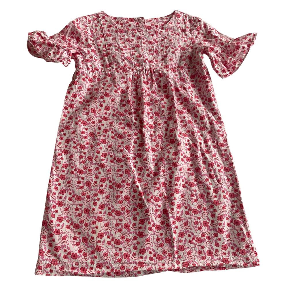 Kate & Libby Girls Pink Floral Ruffle Dress - Size 7